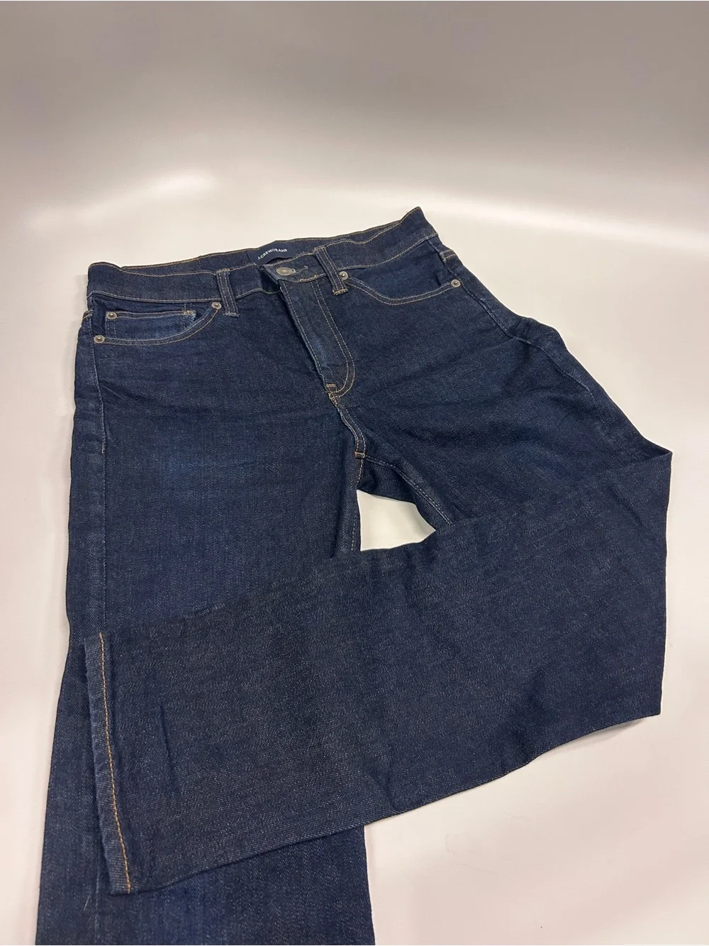 Men’s Jcrew Dark Blue Straight-Leg Jeans